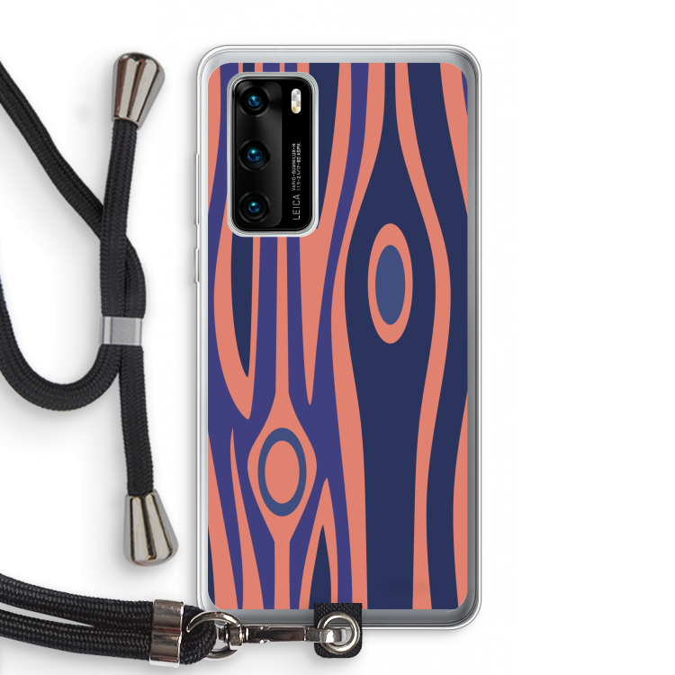 Bast A: Huawei P40 Transparant Hoesje met koord