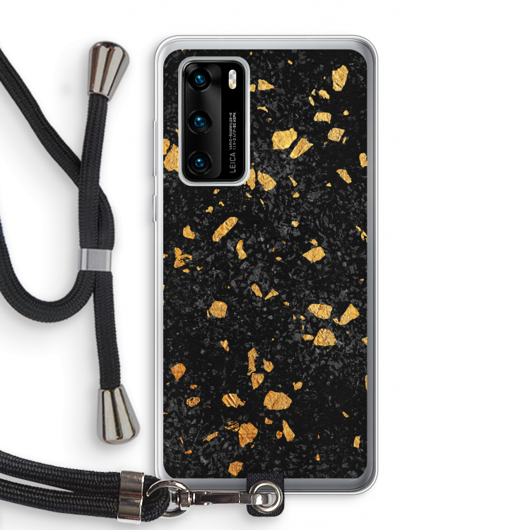 Terrazzo N°7: Huawei P40 Transparant Hoesje met koord
