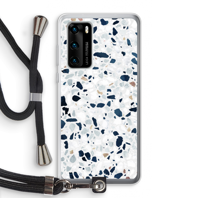 Terrazzo N°1: Huawei P40 Transparant Hoesje met koord