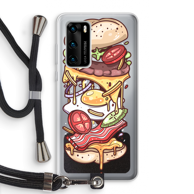 Diet Coke Please: Huawei P40 Transparant Hoesje met koord