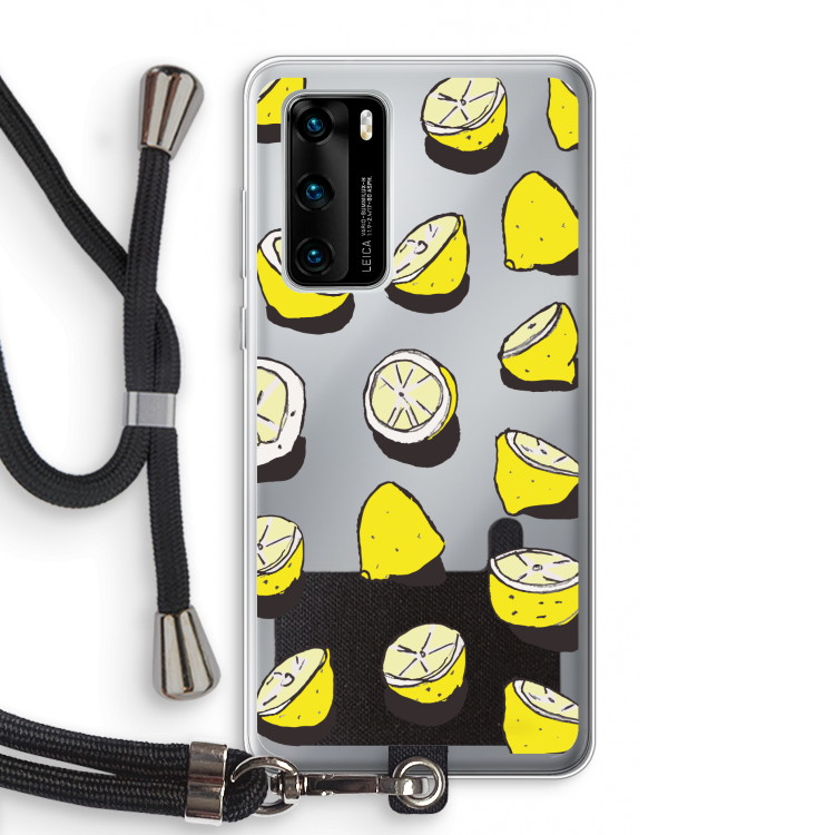 When Life Gives You Lemons...: Huawei P40 Transparant Hoesje met koord