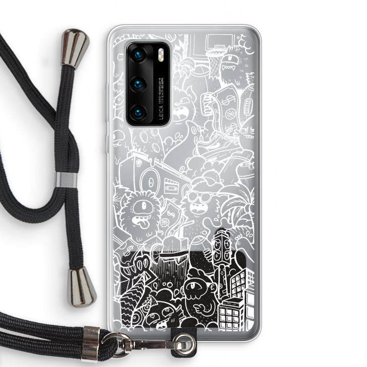 Vexx City #2: Huawei P40 Transparant Hoesje met koord