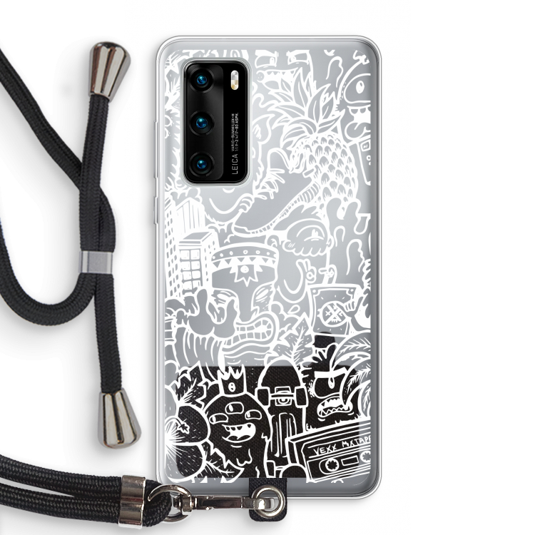 Vexx Mixtape #2: Huawei P40 Transparant Hoesje met koord