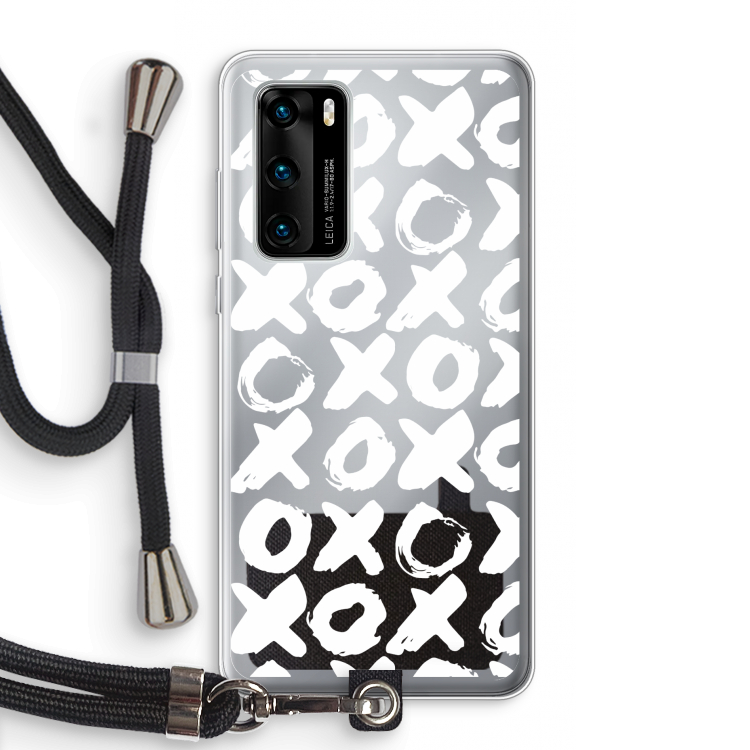 XOXO: Huawei P40 Transparant Hoesje met koord