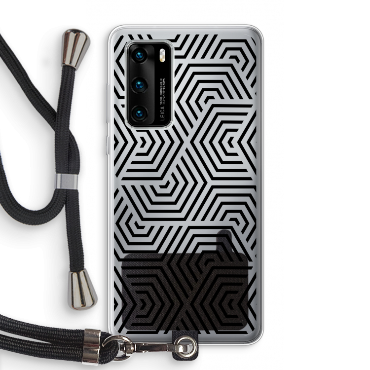 Magic pattern: Huawei P40 Transparant Hoesje met koord