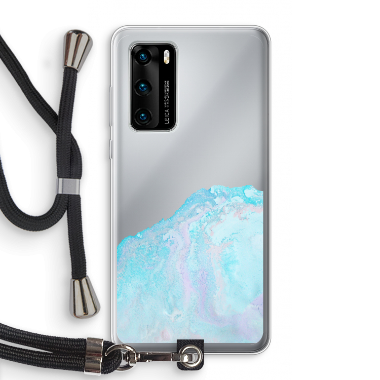 Fantasie pastel: Huawei P40 Transparant Hoesje met koord