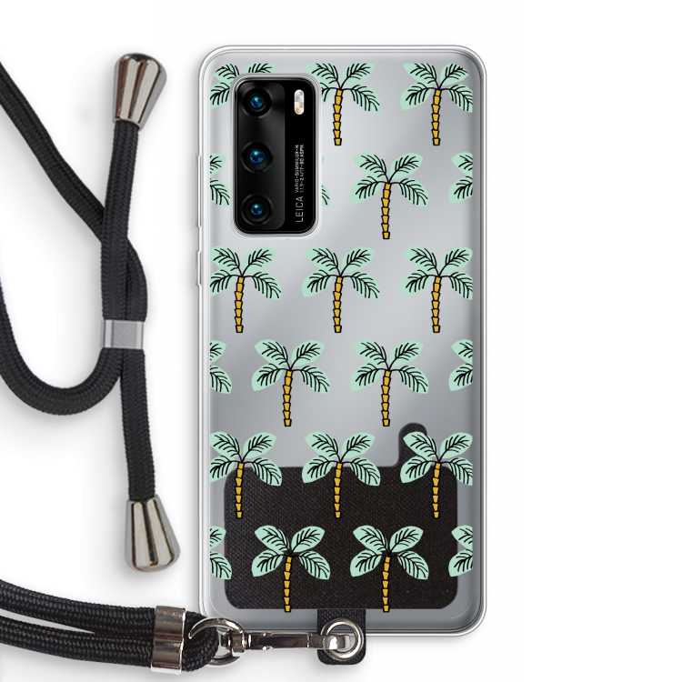 Paradise: Huawei P40 Transparant Hoesje met koord