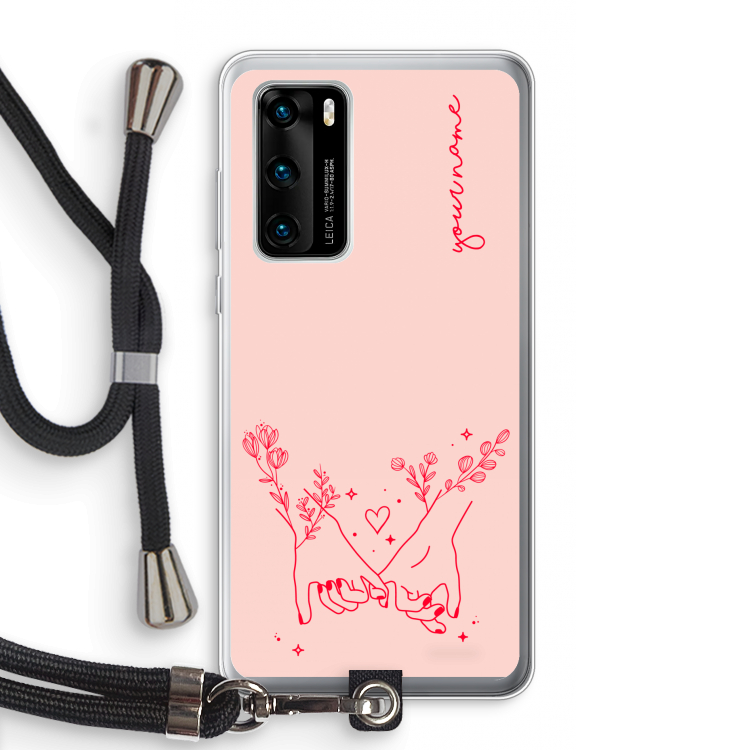 Best Friends: Huawei P40 Transparant Hoesje met koord