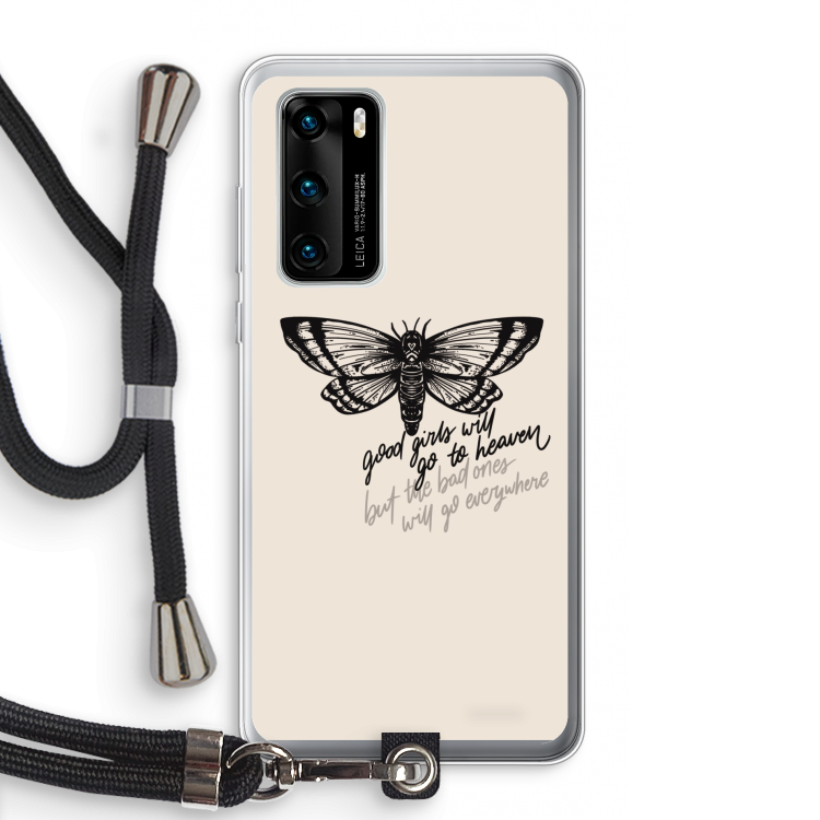 Good or bad: Huawei P40 Transparant Hoesje met koord