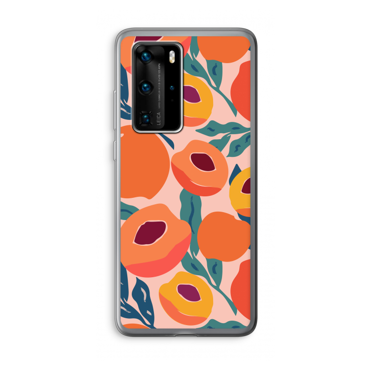 Perzik: Huawei P40 Pro Transparant Hoesje