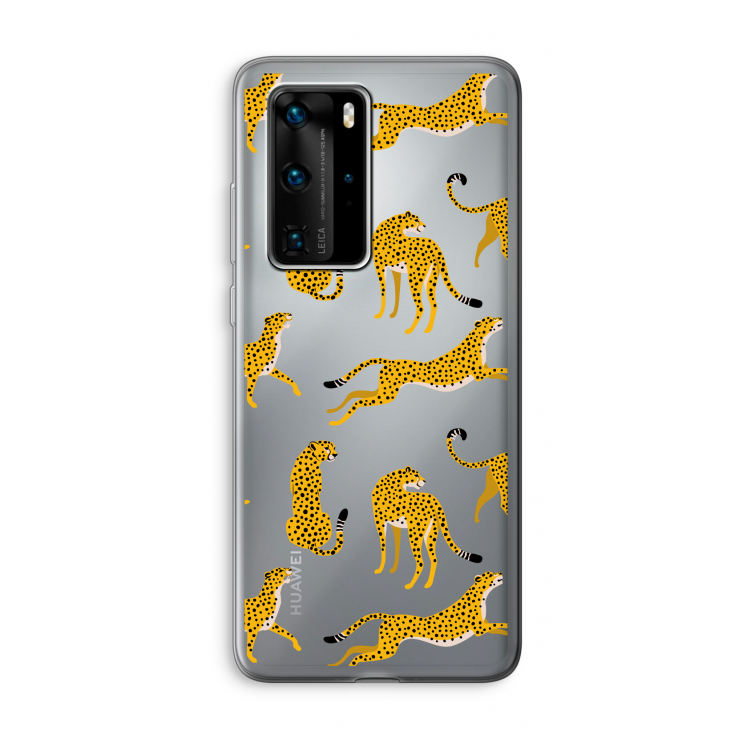 Luipaard: Huawei P40 Pro Transparant Hoesje