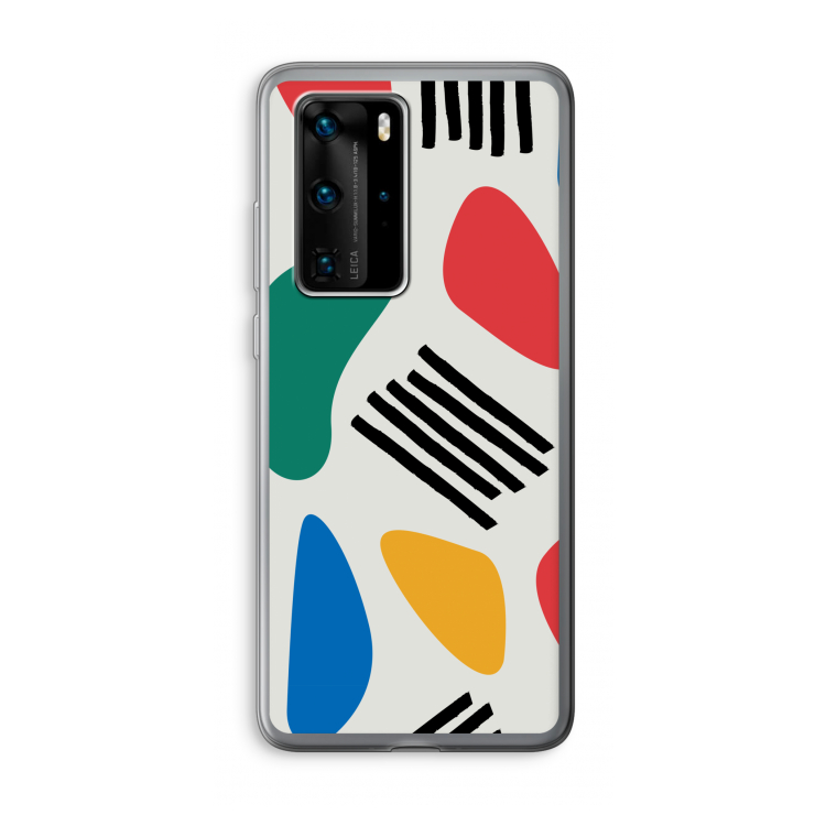 Illustratieve pop 1: Huawei P40 Pro Transparant Hoesje