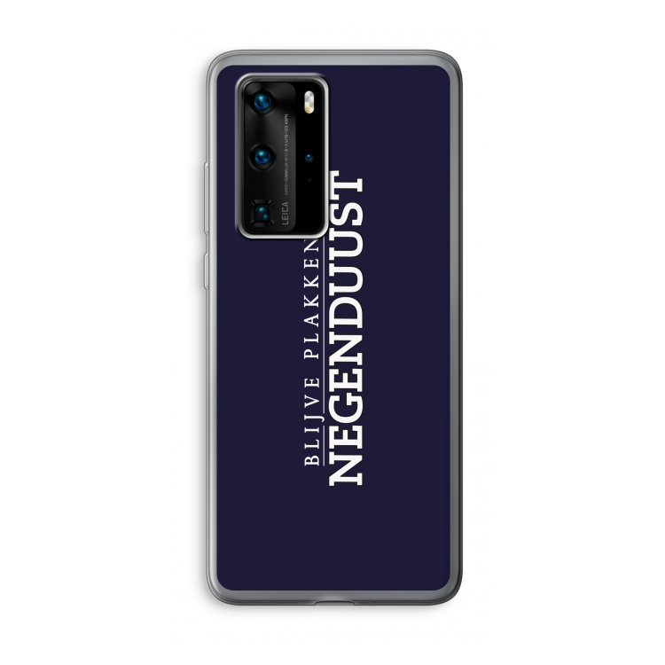 Blijve plakken in Negenduust: Huawei P40 Pro Transparant Hoesje