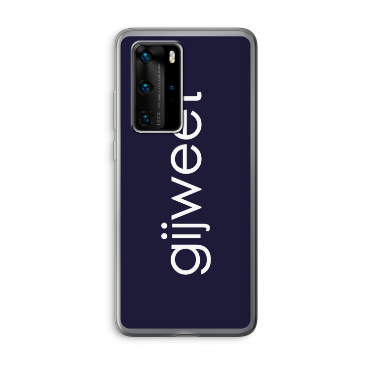 Gijweet: Huawei P40 Pro Transparant Hoesje
