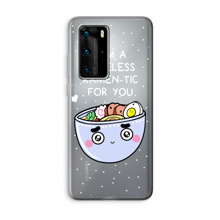I'm A Hopeless Ramen-Tic For You: Huawei P40 Pro Transparant Hoesje