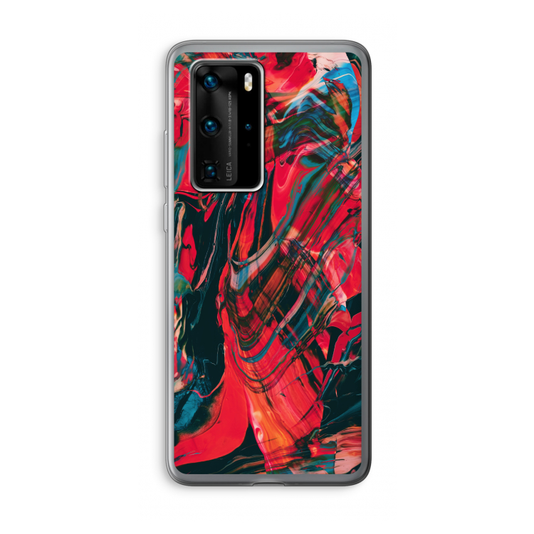 Endless Descent: Huawei P40 Pro Transparant Hoesje