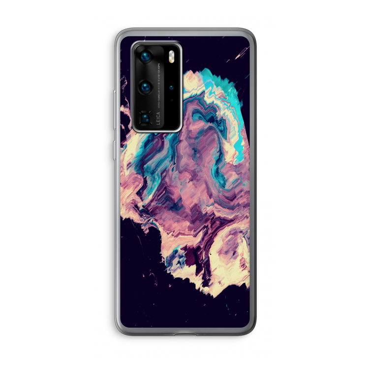 Cosmic Silence: Huawei P40 Pro Transparant Hoesje