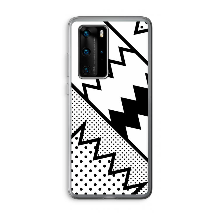 Pop Art #5: Huawei P40 Pro Transparant Hoesje