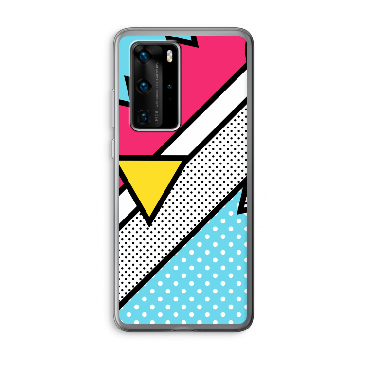 Pop Art #3: Huawei P40 Pro Transparant Hoesje