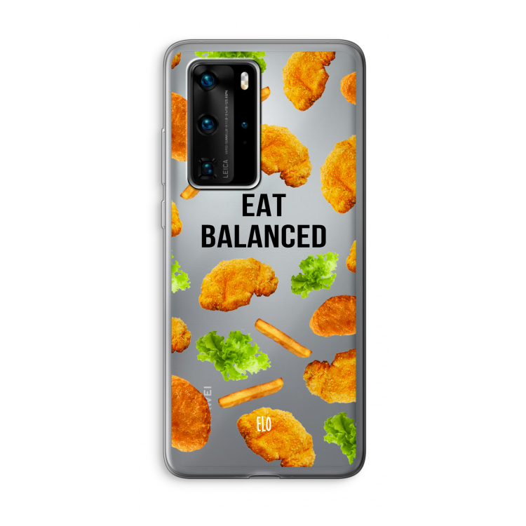 Eat Balanced: Huawei P40 Pro Transparant Hoesje