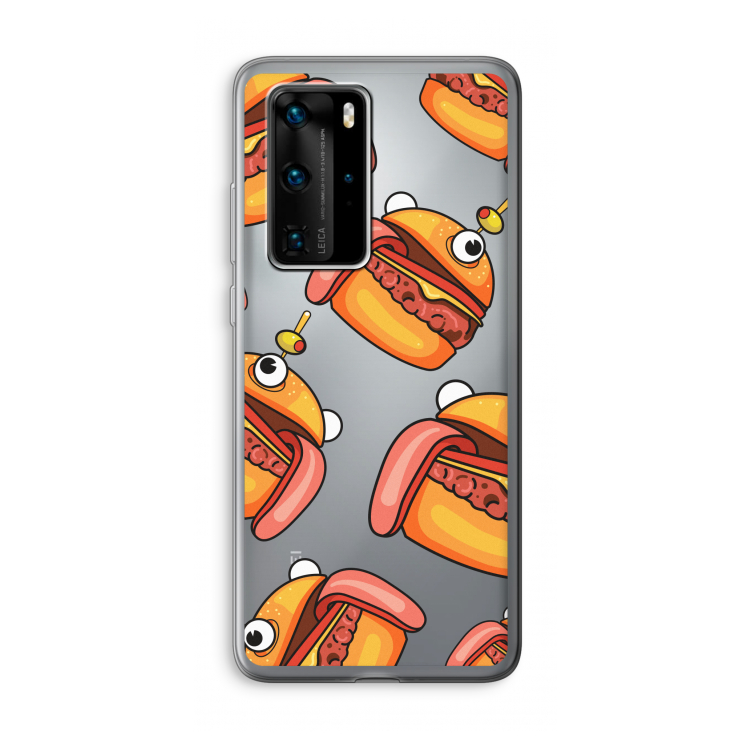 Hamburger: Huawei P40 Pro Transparant Hoesje