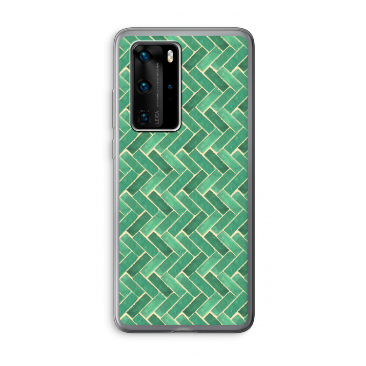 Moroccan tiles 2: Huawei P40 Pro Transparant Hoesje