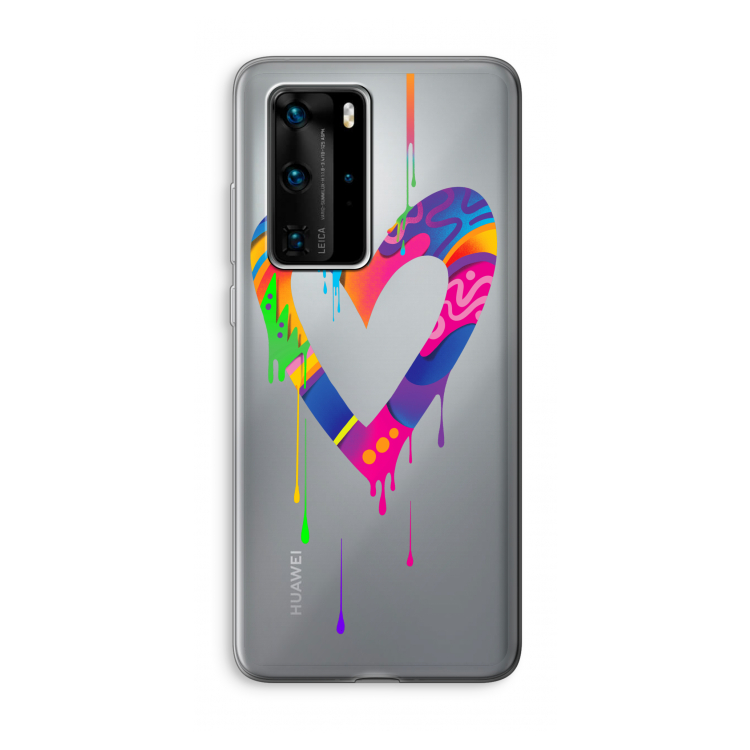 Melts My Heart: Huawei P40 Pro Transparant Hoesje