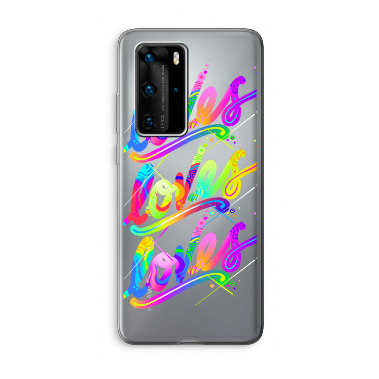 Loves: Huawei P40 Pro Transparant Hoesje