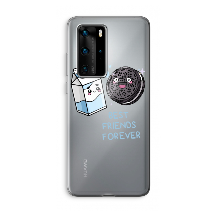 Best Friend Forever: Huawei P40 Pro Transparant Hoesje