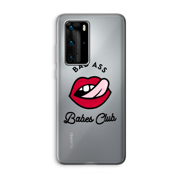 Badass Babes Club: Huawei P40 Pro Transparant Hoesje