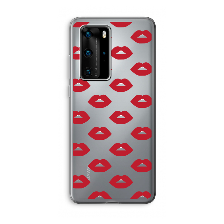 Lips: Huawei P40 Pro Transparant Hoesje