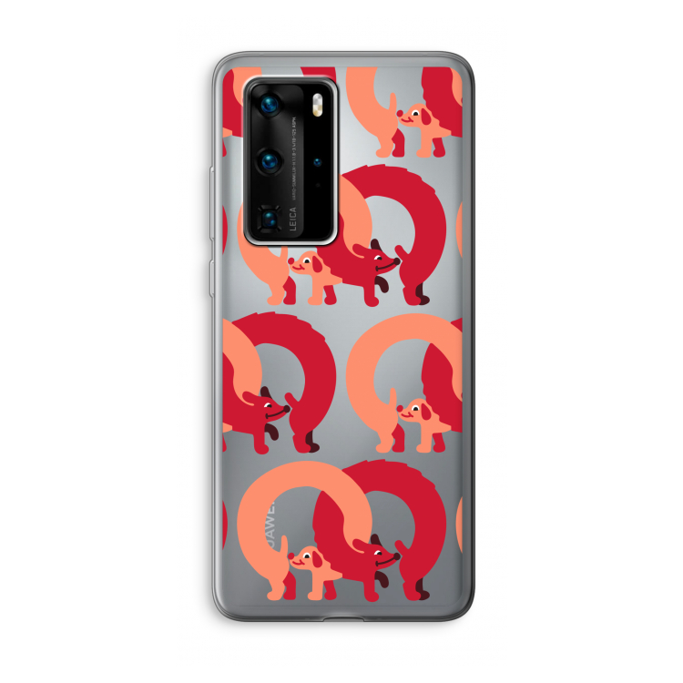 Dogs: Huawei P40 Pro Transparant Hoesje