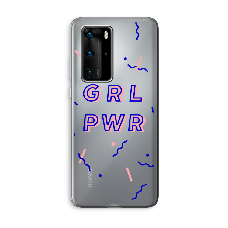 GRL PWR: Huawei P40 Pro Transparant Hoesje