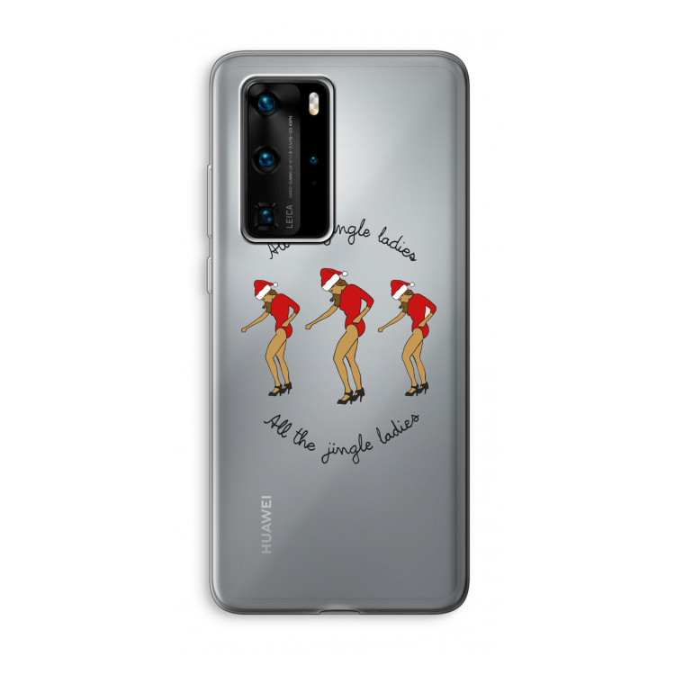 Jingle Ladies: Huawei P40 Pro Transparant Hoesje