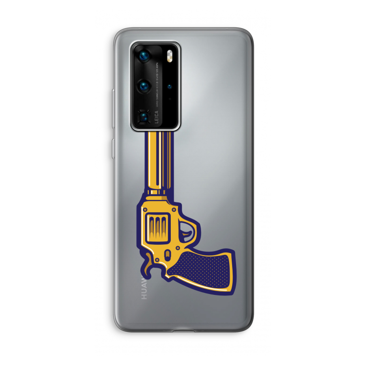 Pew Pew Pew: Huawei P40 Pro Transparant Hoesje