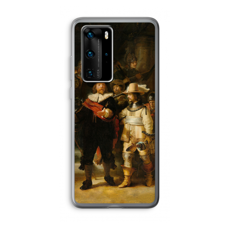 De Nachtwacht: Huawei P40 Pro Transparant Hoesje