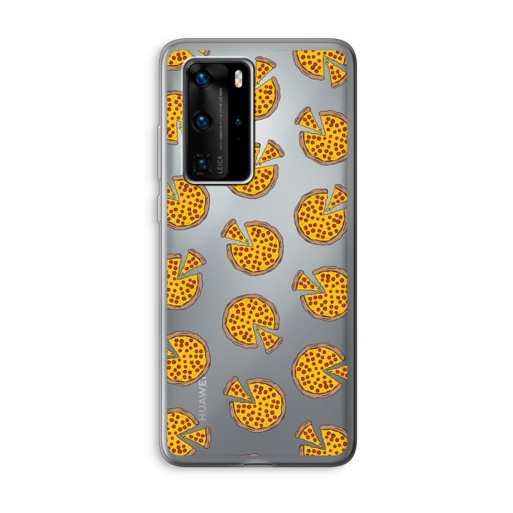 You Had Me At Pizza: Huawei P40 Pro Transparant Hoesje