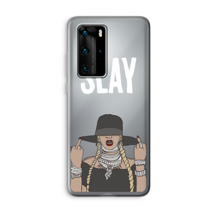Slay All Day: Huawei P40 Pro Transparant Hoesje