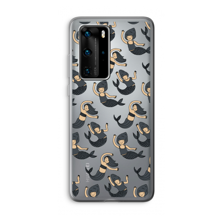 Zeemeermin: Huawei P40 Pro Transparant Hoesje