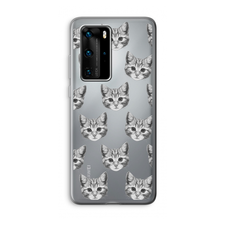 Kitten: Huawei P40 Pro Transparant Hoesje