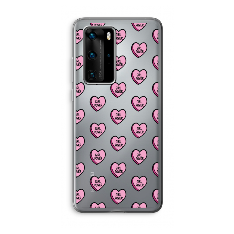 GIRL POWER: Huawei P40 Pro Transparant Hoesje
