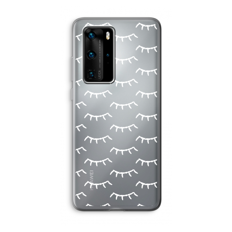 Wimpers: Huawei P40 Pro Transparant Hoesje