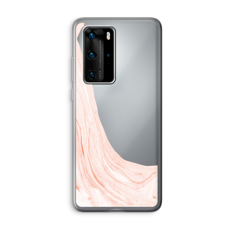 Peach bath: Huawei P40 Pro Transparant Hoesje