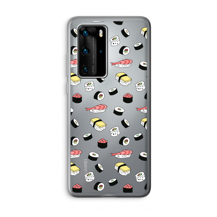 Sushi time: Huawei P40 Pro Transparant Hoesje