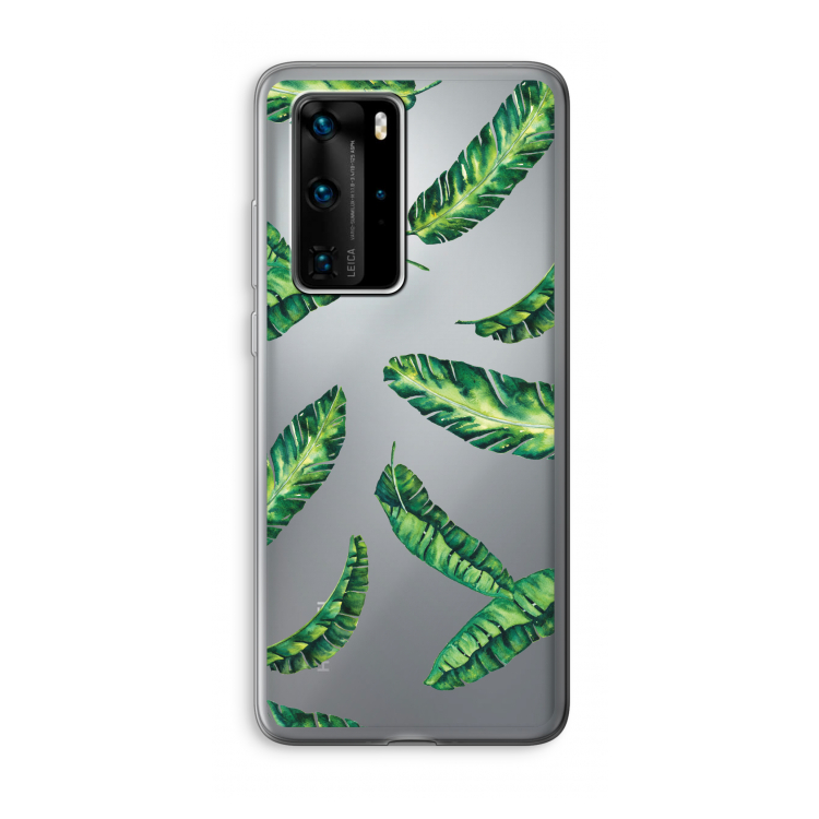 Lange bladeren: Huawei P40 Pro Transparant Hoesje