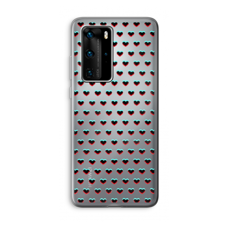 Hartjes: Huawei P40 Pro Transparant Hoesje