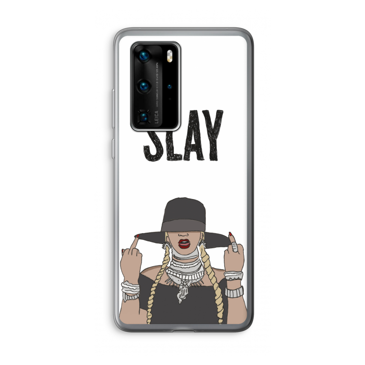 Slay All Day: Huawei P40 Pro Transparant Hoesje
