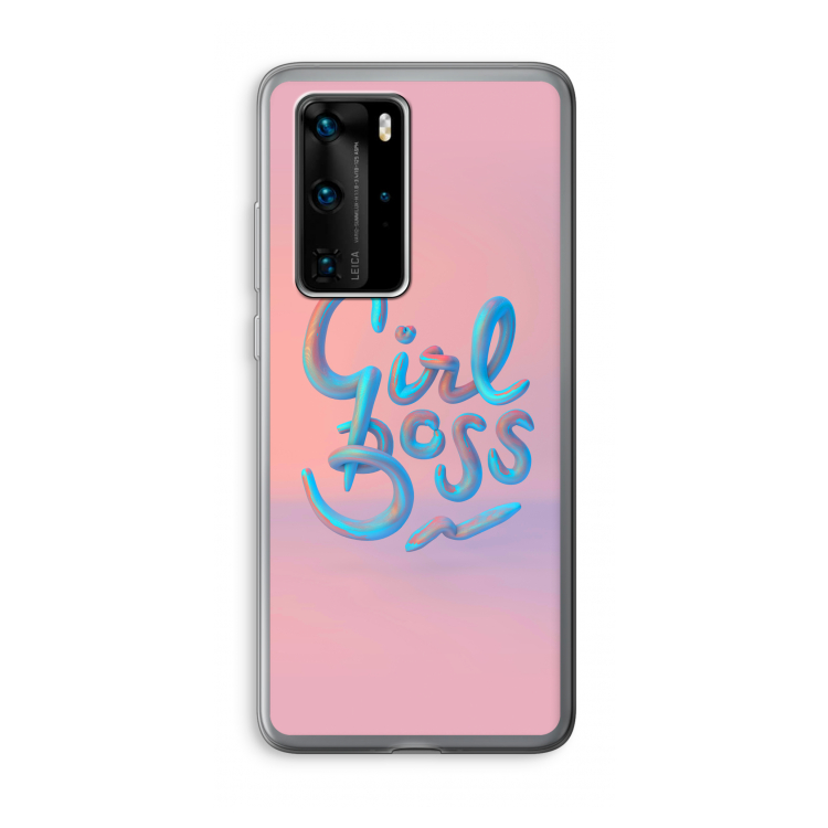 Girl boss: Huawei P40 Pro Transparant Hoesje