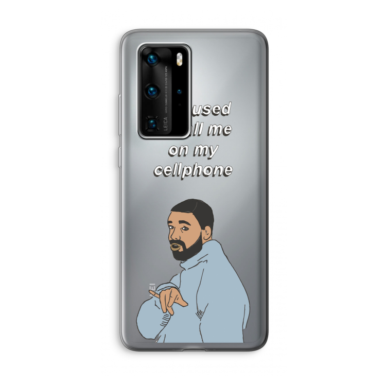 Hotline bling: Huawei P40 Pro Transparant Hoesje