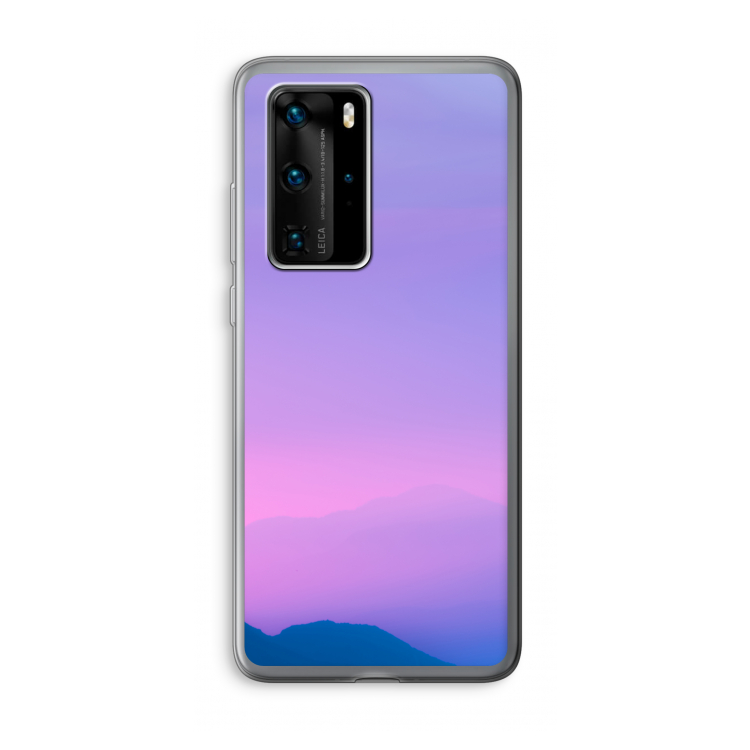 Sunset pastel: Huawei P40 Pro Transparant Hoesje